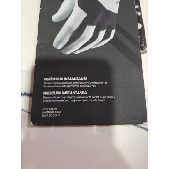 Under Armour Iso Chill Left Hand Golf Glove Medium Black White New SB - Picture 8 of 12